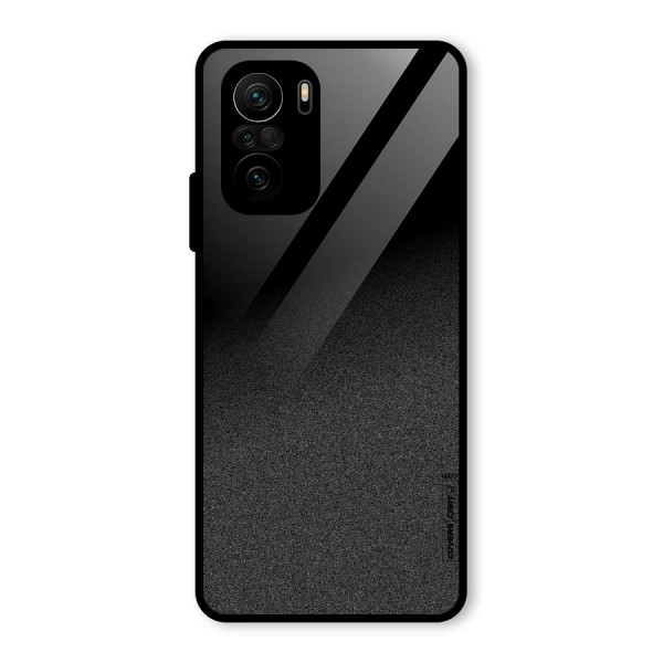 Black Grey Noise Fusion Glass Back Case for Mi 11x