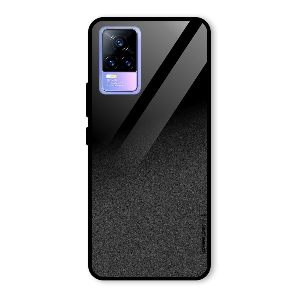 Black Grey Noise Fusion Glass Back Case for Vivo Y73