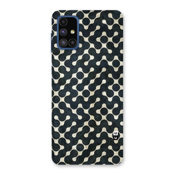 Black Maze Design Back Case for Galaxy M51