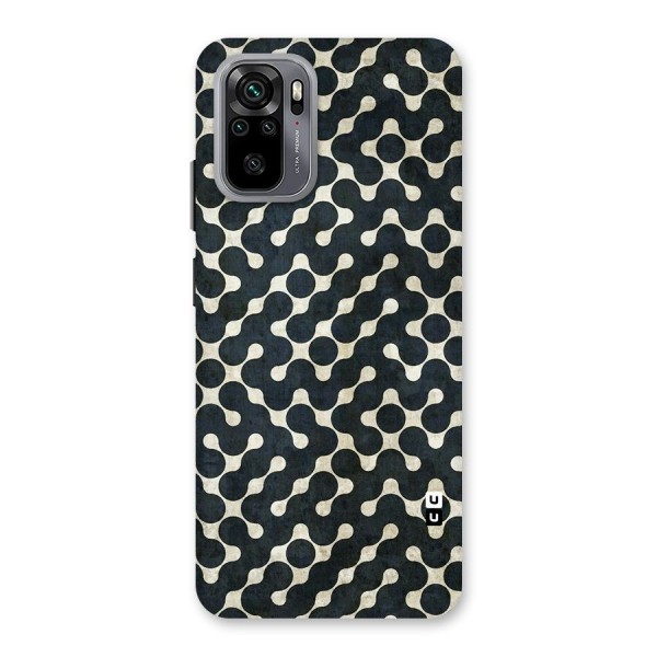 Black Maze Design Back Case for Redmi Note 10