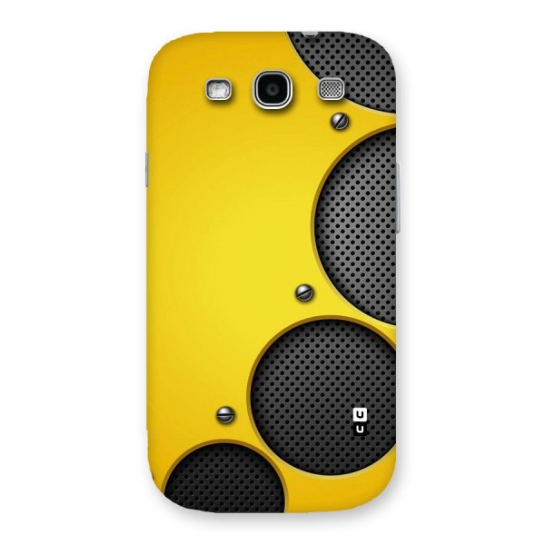 Black Net Yellow Back Case for Galaxy S3 Neo