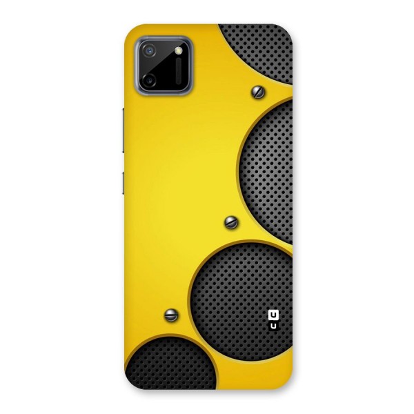 Black Net Yellow Back Case for Realme C11