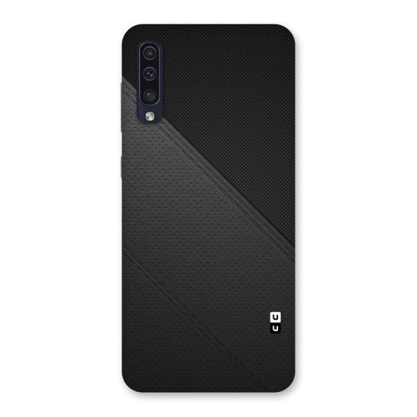 Black Polka Stripe Back Case for Galaxy A50