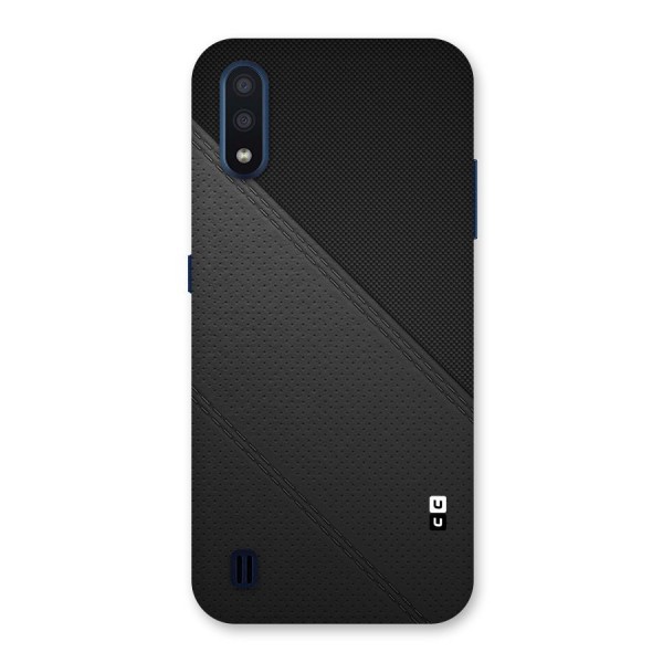 Black Polka Stripe Back Case for Galaxy M01