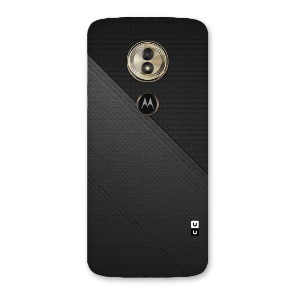 Black Polka Stripe Back Case for Moto G6 Play