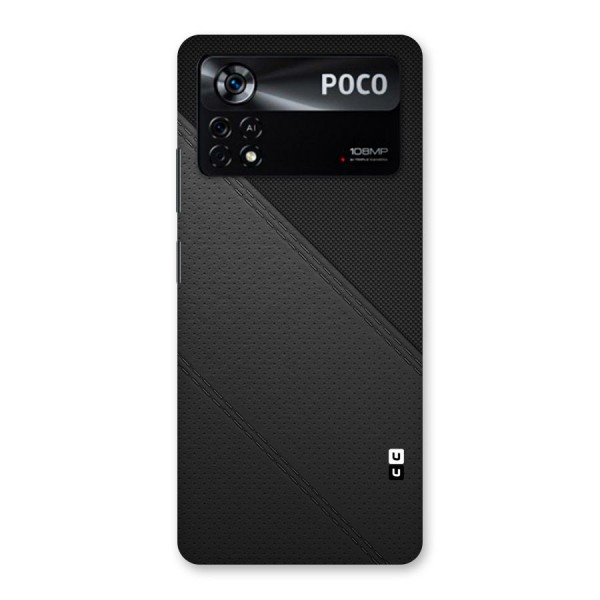 Black Polka Stripe Back Case for Poco X4 Pro 5G