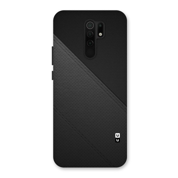 Black Polka Stripe Back Case for Redmi 9 Prime