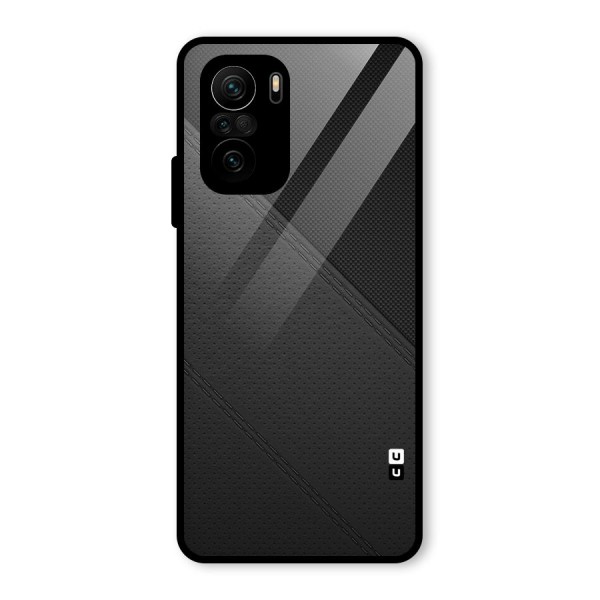 Black Polka Stripe Glass Back Case for Mi 11X Pro