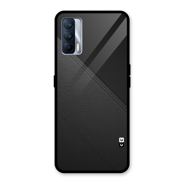 Black Polka Stripe Glass Back Case for Realme X7