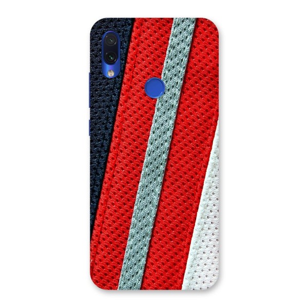 Black Red Grey Stripes Back Case for Redmi Note 7