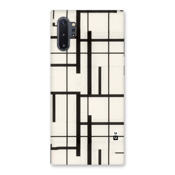 Black Unsymmetry Back Case for Galaxy Note 10 Plus