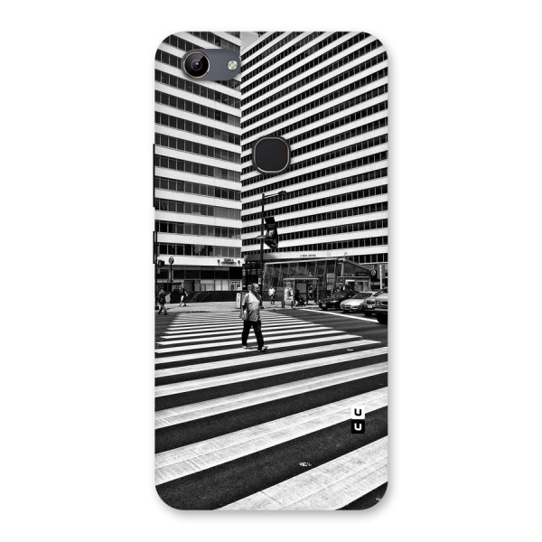 Black White Perspective Back Case for Vivo Y81