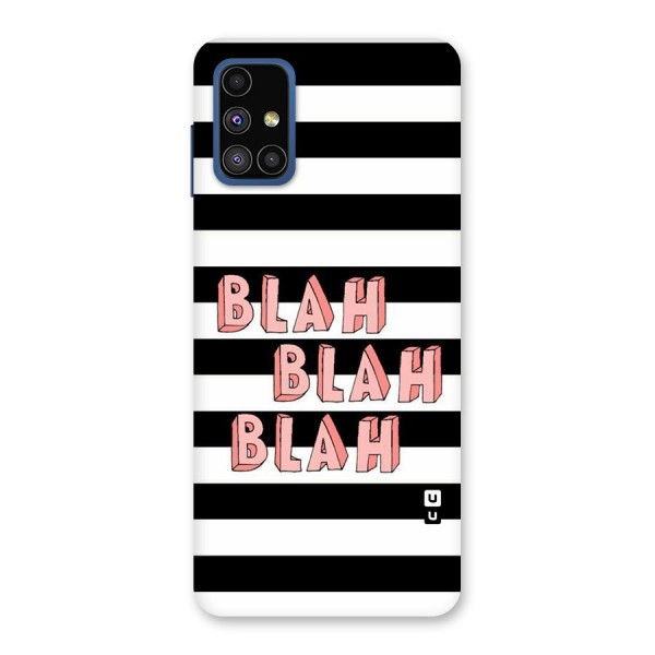 Blah Bold Stripes Back Case for Galaxy M51