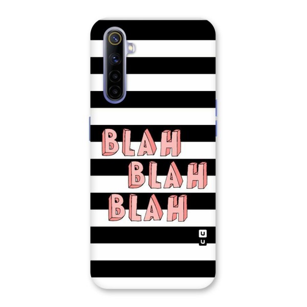 Blah Bold Stripes Back Case for Realme 6