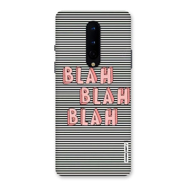 Blah Stripes Back Case for OnePlus 8