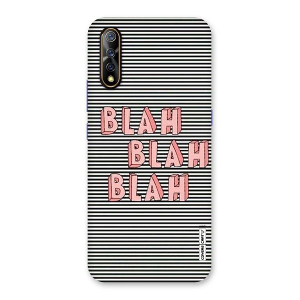 Blah Stripes Back Case for Vivo Z1x