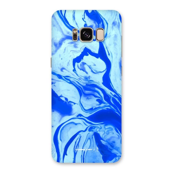 Blaze Blue Marble Texture Back Case for Galaxy S8