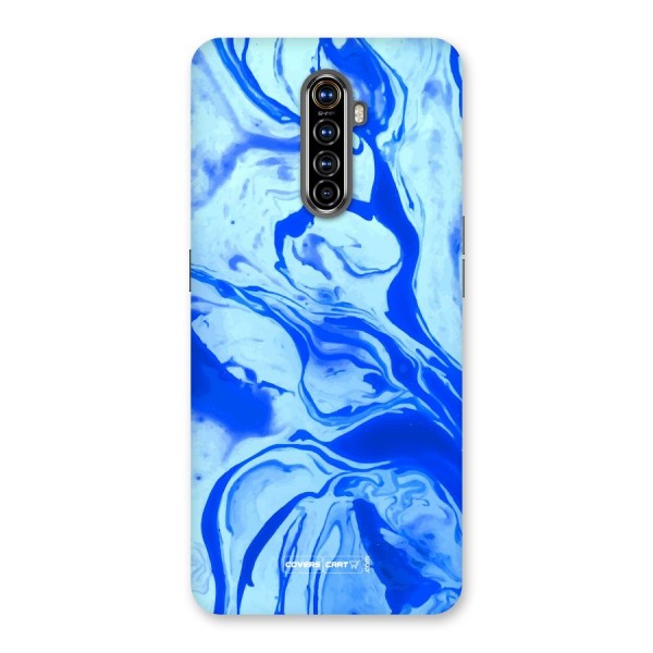 Blaze Blue Marble Texture Back Case for Realme X2 Pro