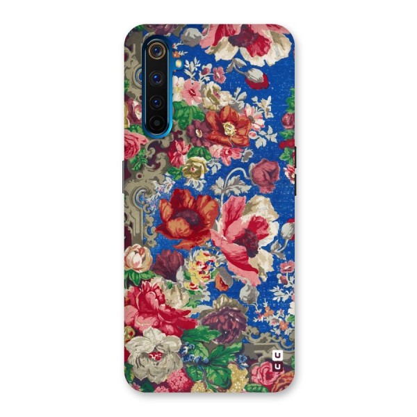 Block Printed Flowers Back Case for Realme 6 Pro