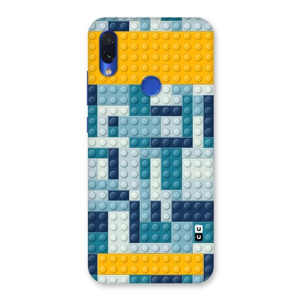 Blocks Blues Back Case for Redmi Note 7