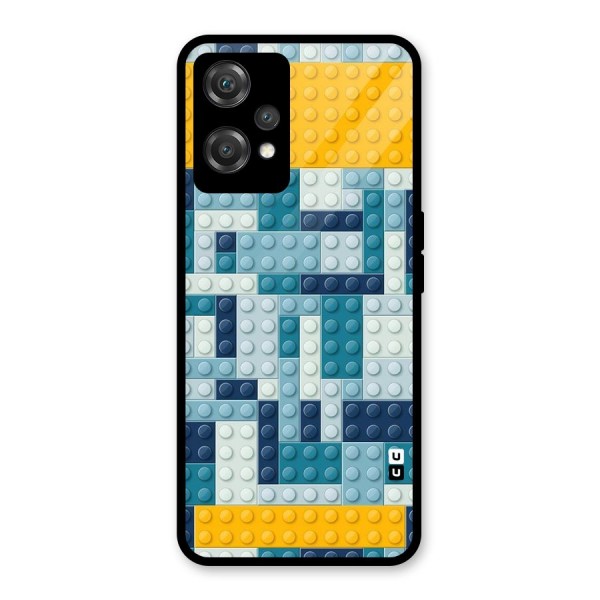 Blocks Blues Glass Back Case for OnePlus Nord CE 2 Lite 5G