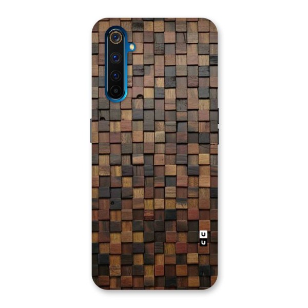 Blocks Of Wood Back Case for Realme 6 Pro