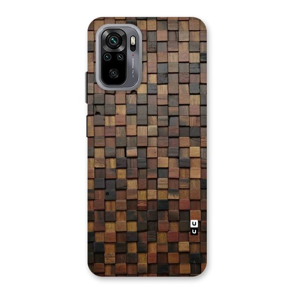 Blocks Of Wood Back Case for Redmi Note 10