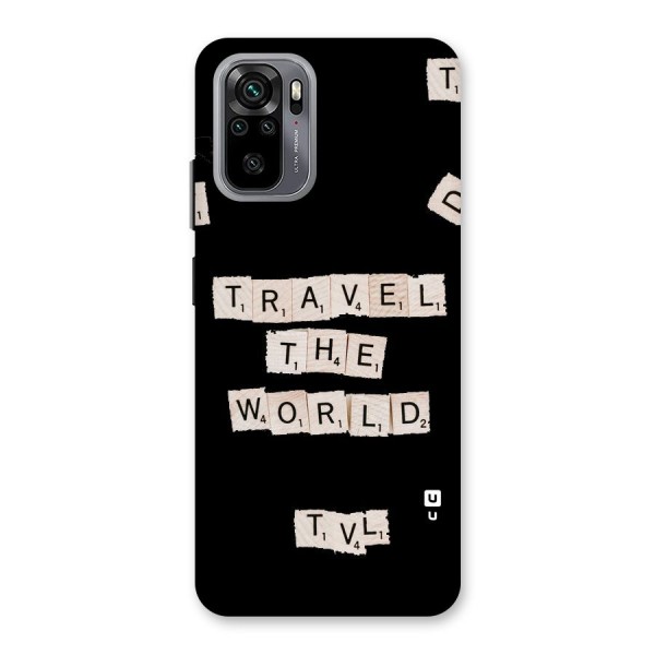 Blocks Travel Back Case for Redmi Note 10