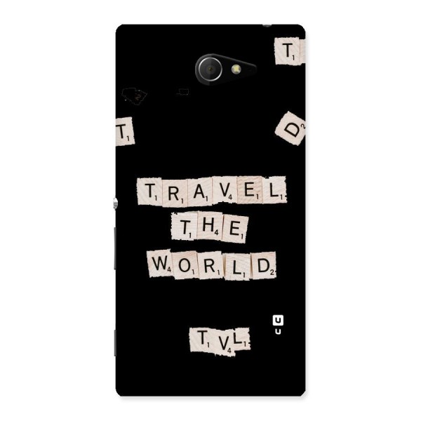 Blocks Travel Back Case for Sony Xperia M2