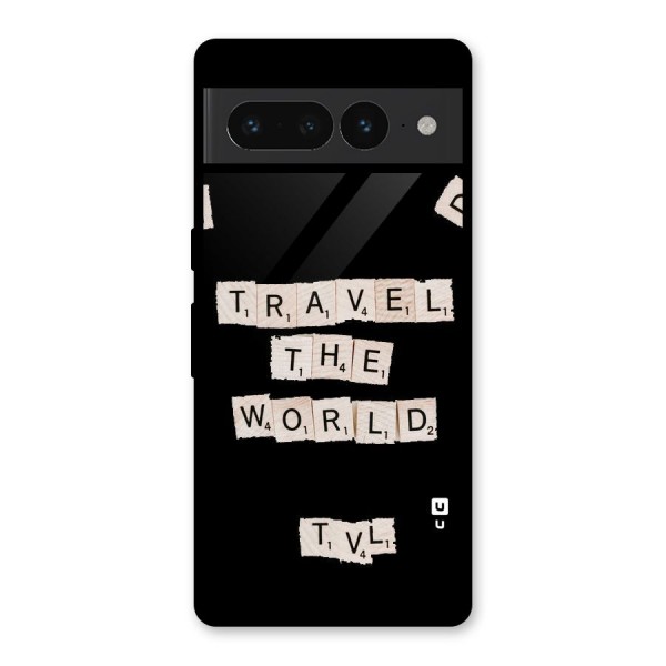 Blocks Travel Glass Back Case for Google Pixel 7 Pro