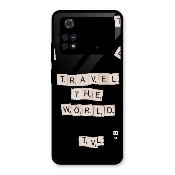 Blocks Travel Glass Back Case for Poco M4 Pro 4G