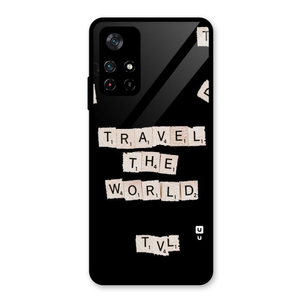 Blocks Travel Glass Back Case for Poco M4 Pro 5G