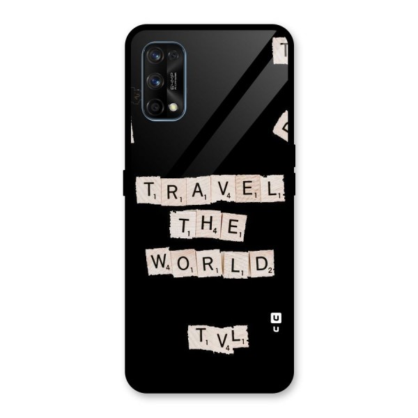 Blocks Travel Glass Back Case for Realme 7 Pro