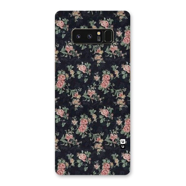 Bloom Black Back Case for Galaxy Note 8