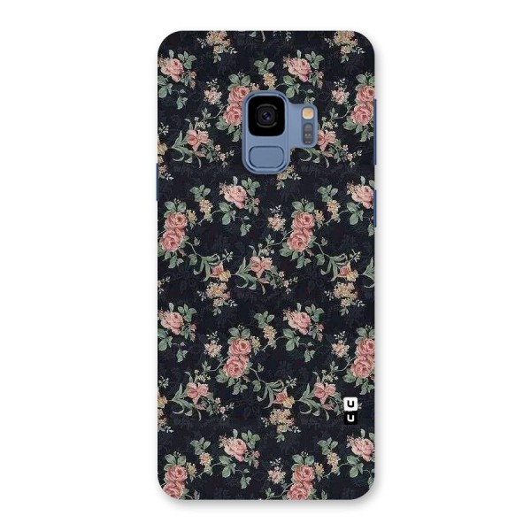 Bloom Black Back Case for Galaxy S9