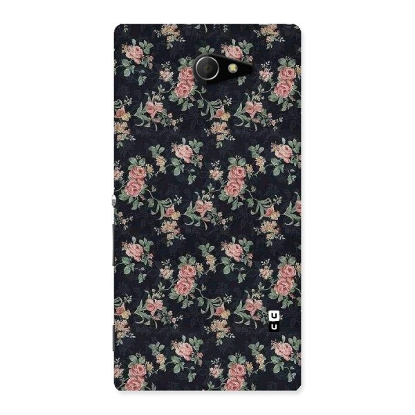 Bloom Black Back Case for Sony Xperia M2