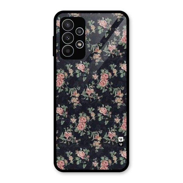 Bloom Black Glass Back Case for Galaxy A23