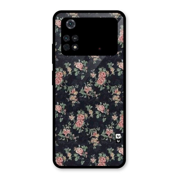 Bloom Black Glass Back Case for Poco M4 Pro 4G