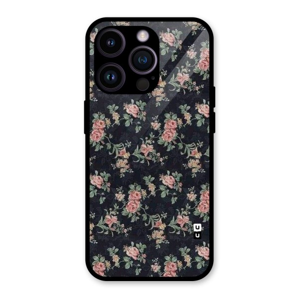 Bloom Black Glass Back Case for iPhone 14 Pro