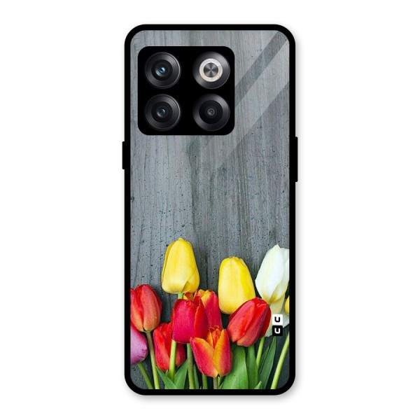 Bloom Grey Glass Back Case for OnePlus 10T