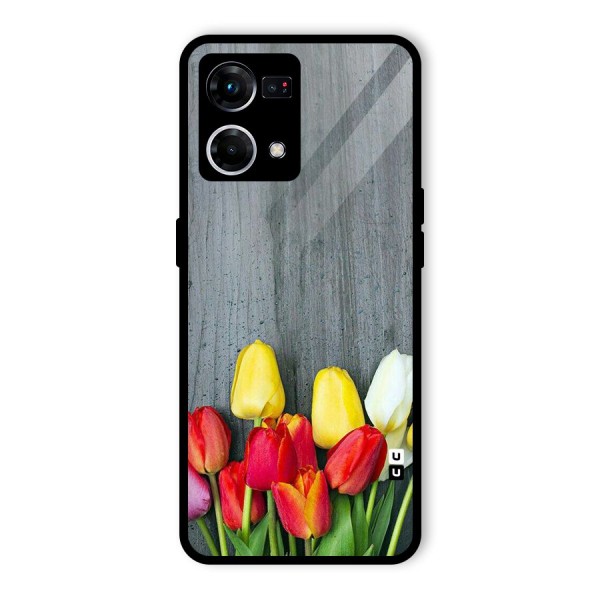 Bloom Grey Glass Back Case for Oppo F21s Pro 4G