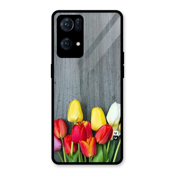 Bloom Grey Glass Back Case for Oppo Reno7 Pro 5G