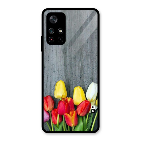 Bloom Grey Glass Back Case for Poco M4 Pro 5G