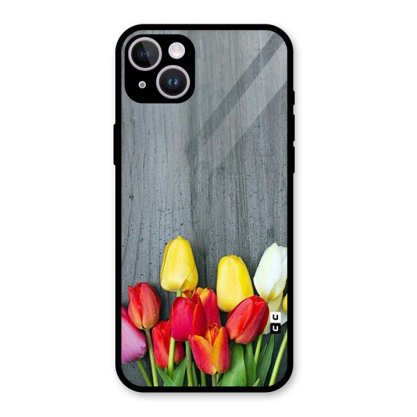 Bloom Grey Glass Back Case for iPhone 14 Plus