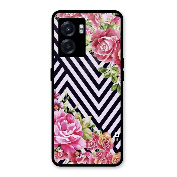 Bloom Zig Zag Glass Back Case for Oppo K10 (5G)