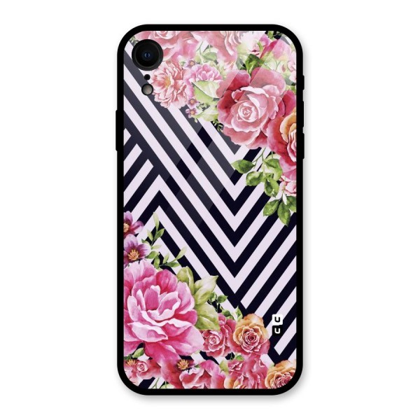 Bloom Zig Zag Glass Back Case for XR