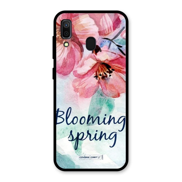 Blooming Spring Glass Back Case for Galaxy A30