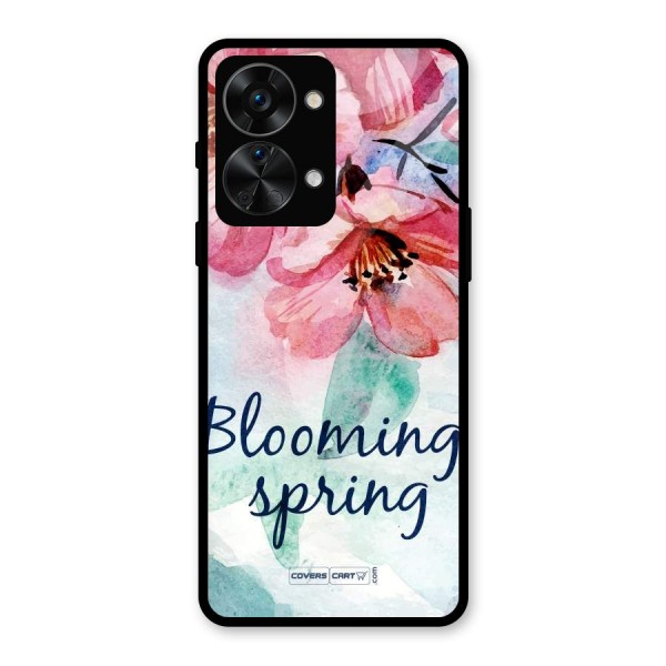 Blooming Spring Glass Back Case for OnePlus Nord 2T