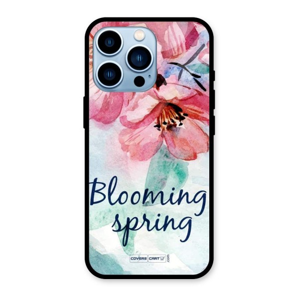 Blooming Spring Glass Back Case for iPhone 13 Pro