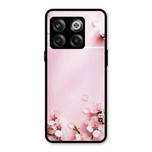 Blossom Frame Pink Glass Back Case for OnePlus 10T